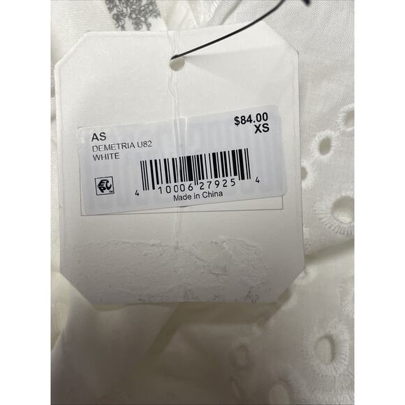 Altar’d State NWT - Demetria White Eyelet Lines/Layered Sundress - Size X-Small - Picture 4 of 7